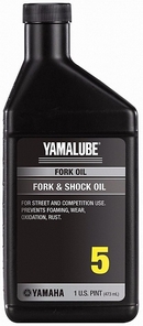 Объем 0,473л. Вилочное масло YAMAHA Yamalube Fork Oil 5W - ACCFORKF0005