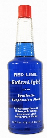 Жидкость для подвески REDLINE OIL ExtraLight 2.5wt - 91112 Объем 0,473л.