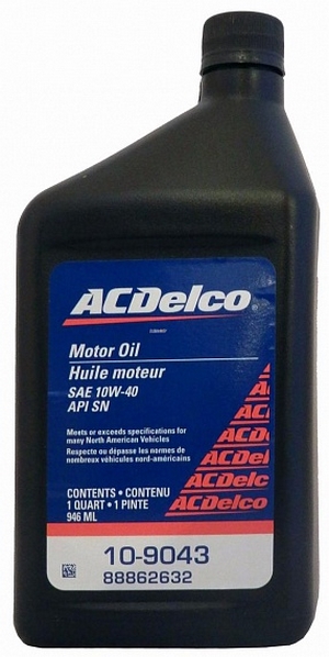 Объем 0,946л. AC DELCO Motor Oil 10W-40 - 88862632 - Автомобильные жидкости. Розница и оптом, масла и антифризы - KarPar Артикул: 88862632. PATRIOT.