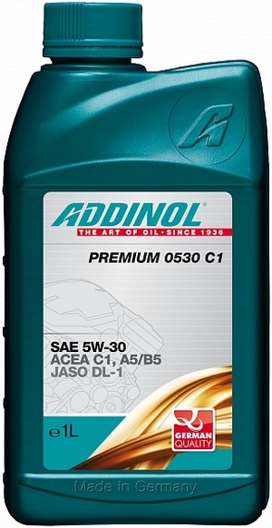 Объем 1л. ADDINOL Premium 0530 C1 SAE 5W-30 - 4014766074379 - Автомобильные жидкости. Розница и оптом, масла и антифризы - KarPar Артикул: 4014766074379. PATRIOT.