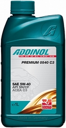 Объем 1л. ADDINOL Premium 0540 C3 SAE 5W-40 - 4014766074331
