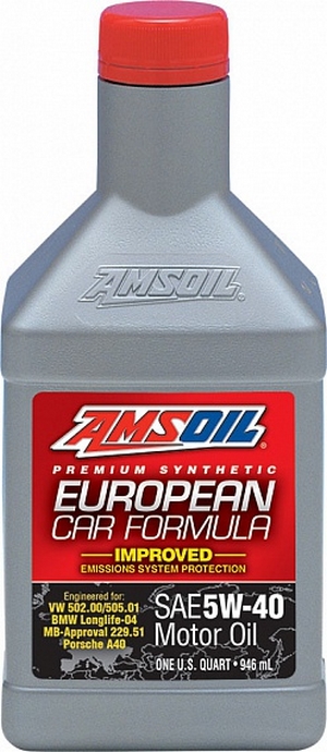 Объем 0,946л. AMSOIL European Car Formula Mid-SAPS Synthetic Motor Oil 5W-40 - AFLQT - Автомобильные жидкости. Розница и оптом, масла и антифризы - KarPar Артикул: AFLQT. PATRIOT.