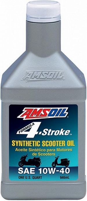 Объем 0,946л. AMSOIL Formula 4-Stroke Synthetic Scooter Oil 10W-40 - ASOQT - Автомобильные жидкости. Розница и оптом, масла и антифризы - KarPar Артикул: ASOQT. PATRIOT.