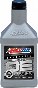 Объем 0,946л. AMSOIL OE Synthetic Motor Oil 5W-20 - OEMQT
