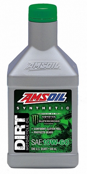 Объем 0,946л. AMSOIL Synthetic Dirt Bike Oil 10W-60 - DB60QT - Автомобильные жидкости. Розница и оптом, масла и антифризы - KarPar Артикул: DB60QT. PATRIOT.