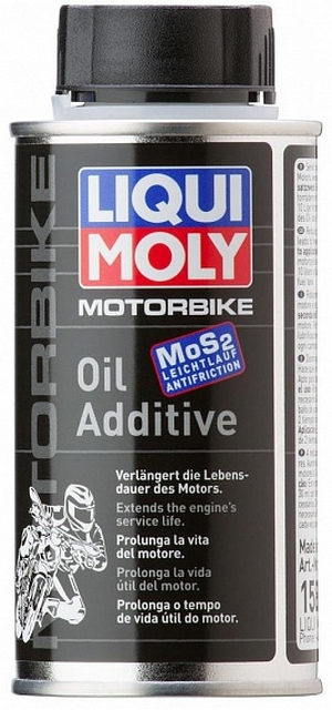 Антифрикционная присадка в масло для мотоциклов LIQUI MOLY Motorbike Oil Additiv - 1580 Объем 0,12л - Автомобильные жидкости, масла и антифризы - KarPar Артикул: 1580. PATRIOT.