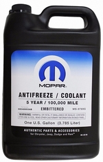 Антифриз готовый красный MOPAR Prediluted antifreeze/Cooolant 5-year - 68051212AA Объем 3,785л.