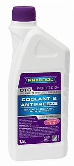 Антифриз концентрат фиолетовый RAVENOL OTC Organic Technology Concentrate - 1410110-150-01-999 Объем 1,5л.