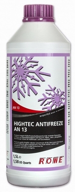 Антифриз концентрат фиолетовый ROWE Hightec Antifreeze AN G13 - 21061-967-03 Объем 1,5л.