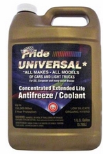 Антифриз концентрат синий PRIDE Universal Gold Antifreeze & Coolant Concentrated - 6PUG84 Объем 3,785л.
