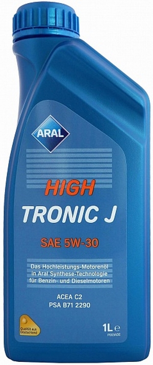 Объем 1л. ARAL HighTronic J 5W-30 - 151CED - Автомобильные жидкости. Розница и оптом, масла и антифризы - KarPar Артикул: 151CED. PATRIOT.