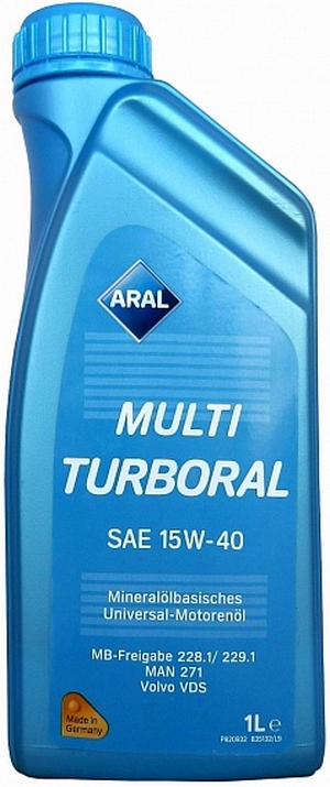 Объем 1л. ARAL MultiTurboral 15W-40 - 11468 - Автомобильные жидкости. Розница и оптом, масла и антифризы - KarPar Артикул: 11468. PATRIOT.