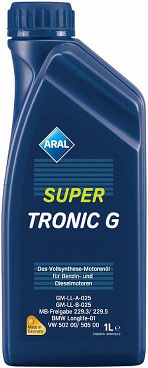 Объем 1л. ARAL SuperTronic G 0W-40 - 15A8AE - Автомобильные жидкости. Розница и оптом, масла и антифризы - KarPar Артикул: 15A8AE. PATRIOT.