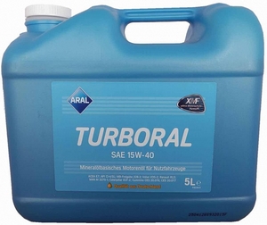 Объем 5л. ARAL Turboral 15W-40 - 15554B - Автомобильные жидкости. Розница и оптом, масла и антифризы - KarPar Артикул: 15554B. PATRIOT.