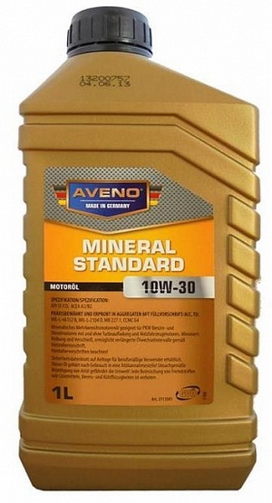Объем 1л. AVENO Mineral Standard 10W-30 - 3011005-001 - Автомобильные жидкости. Розница и оптом, масла и антифризы - KarPar Артикул: 3011005-001. PATRIOT.