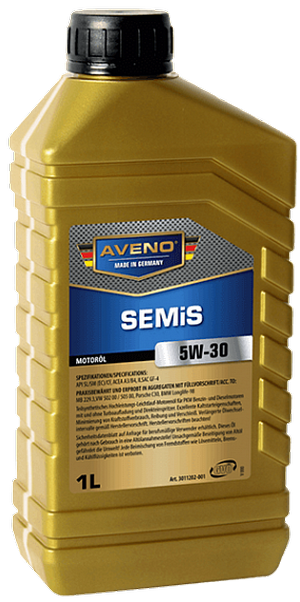 Объем 1л. AVENO SEMiS 5W-30 - 3011202-001 - Автомобильные жидкости, масла и антифризы - KarPar Артикул: 3011202-001. PATRIOT.