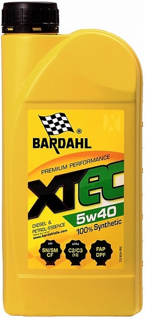 Объем 1л. BARDAHL XTEC 5W-40 - 36341 - Автомобильные жидкости. Розница и оптом, масла и антифризы - KarPar Артикул: 36341. PATRIOT.