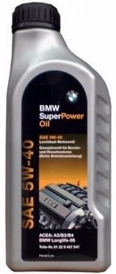 Объем 1л. BMW Super Power Oil 5W-40 - 81229407547