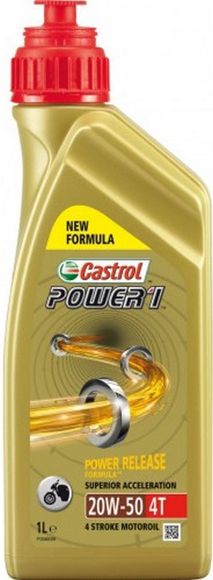 Объем 1л. CASTROL Power 1 4T 20W-50 - 15689A - Автомобильные жидкости. Розница и оптом, масла и антифризы - KarPar Артикул: 15689A. PATRIOT.