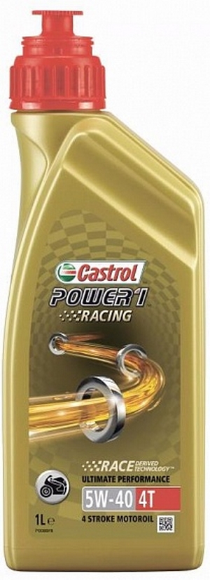 Объем 1л. CASTROL Power 1 Racing 4T 5W-40 - 157DF2 - Автомобильные жидкости, масла и антифризы - KarPar Артикул: 157DF2. PATRIOT.
