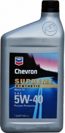 Объем 0,946л. CHEVRON Supreme Motor Oil 5W-40 - 220141