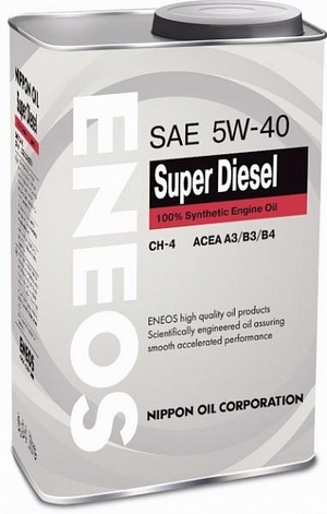 Объем 0,946л. ENEOS Super Diesel 5W-40 CH-4 - oil1335 - Автомобильные жидкости. Розница и оптом, масла и антифризы - KarPar Артикул: oil1335. PATRIOT.