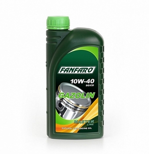 Объем 1л. FANFARO Gazolin 10W-40 - 1706-1 - Автомобильные жидкости, масла и антифризы - KarPar Артикул: 1706-1. PATRIOT.
