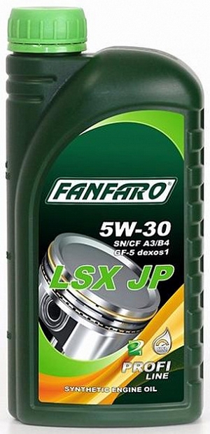 Объем 1л. FANFARO LSX JP 5W-30 - 17010 - Автомобильные жидкости. Розница и оптом, масла и антифризы - KarPar Артикул: 17010. PATRIOT.