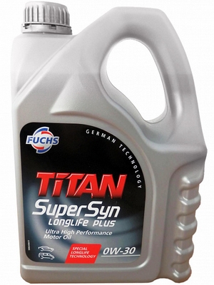 Объем 4л. FUCHS Titan Supersyn Longlife Plus 0W-30 - 4001541226047 - Автомобильные жидкости. Розница и оптом, масла и антифризы - KarPar Артикул: 4001541226047. PATRIOT.
