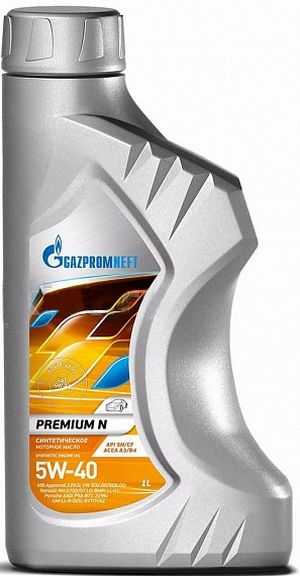 Объем 1л. GAZPROMNEFT Premium N 5W-40 - 2389900143 - Автомобильные жидкости. Розница и оптом, масла и антифризы - KarPar Артикул: 2389900143. PATRIOT.
