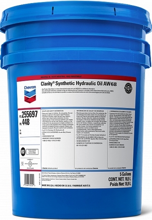 Объем 18,92л. Гидравлическое масло CHEVRON Clarity Hidraulic Oil AW 68 - 230340448 - Автомобильные жидкости. Розница и оптом, масла и антифризы - KarPar Артикул: 230340448. PATRIOT.