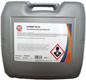 Объем 20л. Гидравлическое масло GULF Harmony AW 15 - 350463GU00 - Автомобильные жидкости. Розница и оптом, масла и антифризы - KarPar Артикул: 350463GU00. PATRIOT.
