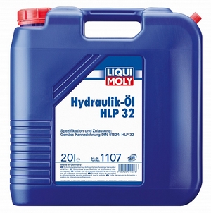 Объем 20л. Гидравлическое масло LIQUI MOLY Hydraulikoil HLP 32 - 1107 - Автомобильные жидкости. Розница и оптом, масла и антифризы - KarPar Артикул: 1107. PATRIOT.
