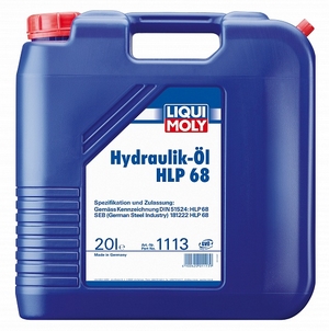 Объем 20л. Гидравлическое масло LIQUI MOLY Hydraulikoil HLP 68 - 1113 - Автомобильные жидкости. Розница и оптом, масла и антифризы - KarPar Артикул: 1113. PATRIOT.