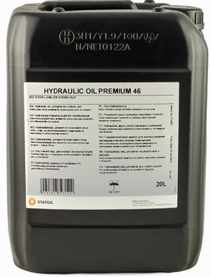 Объем 20л. Гидравлическое масло STATOIL Hydraulic Oil Premium 46 - 1000650 - Автомобильные жидкости. Розница и оптом, масла и антифризы - KarPar Артикул: 1000650. PATRIOT.