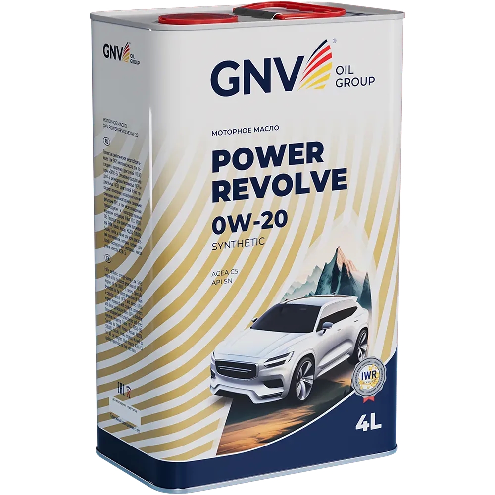 GNV Power Revolve 0W-20 (4 л) Моторное масло - Автомобильные жидкости. Розница и оптом, масла и антифризы - KarPar Артикул: GPR1M20454040130020004. PATRIOT.