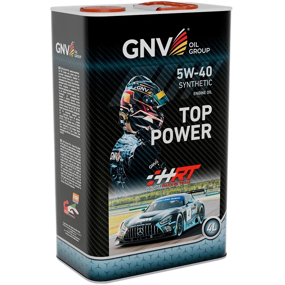 GNV Top Power 5W-40 Dubai 24h Series Edition (4 л) Моторное масло - Автомобильные жидкости. Розница и оптом, масла и антифризы - KarPar Артикул: GTP1011872019510540004. PATRIOT.