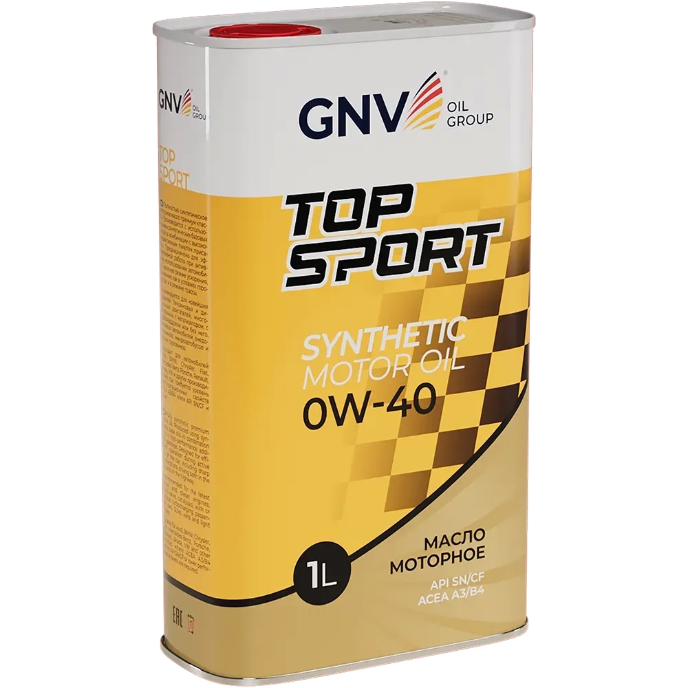 GNV Top Sport 0W-40 (1 л) Моторное масло - Автомобильные жидкости. Розница и оптом, масла и антифризы - KarPar Артикул: GTS1021802010010040001. PATRIOT.