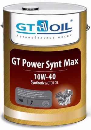 Объем 20л. GT-OIL GT Power Synt Max 10W-40 - 8809059408049 - Автомобильные жидкости. Розница и оптом, масла и антифризы - KarPar Артикул: 8809059408049. PATRIOT.