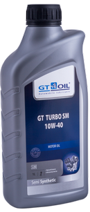 Объем 1л. GT-OIL GT Turbo SM 10W-40 - 8809059407011