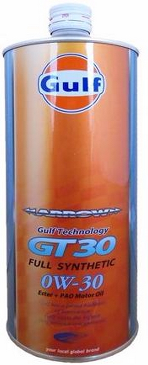 Объем 1л. GULF Arrow GT 30 SAE 0W-30 - 4932492112014 - Автомобильные жидкости. Розница и оптом, масла и антифризы - KarPar Артикул: 4932492112014. PATRIOT.