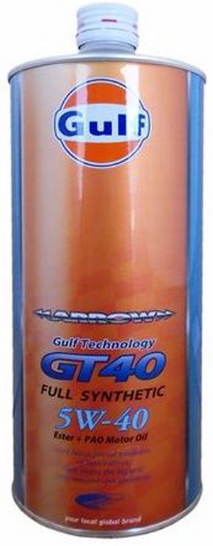 Объем 1л. GULF Arrow GT 40 SAE 5W-40 - 4932492113615 - Автомобильные жидкости. Розница и оптом, масла и антифризы - KarPar Артикул: 4932492113615. PATRIOT.