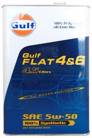 Объем 5л. GULF FLAT 4&6 5W-50 - 4932492120330 - Автомобильные жидкости. Розница и оптом, масла и антифризы - KarPar Артикул: 4932492120330. PATRIOT.