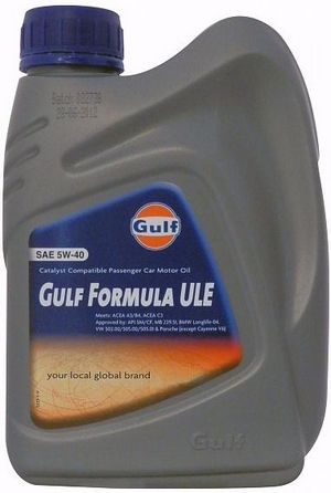 Объем 1л. GULF Formula ULE 5W-40 - 122107GU01 - Автомобильные жидкости, масла и антифризы - KarPar Артикул: 122107GU01. PATRIOT.