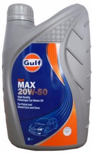 Объем 1л. GULF Max 20W-50 - 130805801756 - Автомобильные жидкости. Розница и оптом, масла и антифризы - KarPar Артикул: 130805801756. PATRIOT.