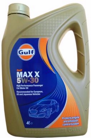 Объем 4л. GULF Max X 5W-30 - 130804901659 - Автомобильные жидкости. Розница и оптом, масла и антифризы - KarPar Артикул: 130804901659. PATRIOT.