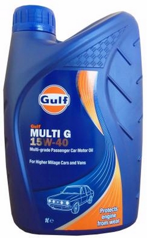 Объем 1л. GULF Multi G 15W-40 - 120128001756 - Автомобильные жидкости. Розница и оптом, масла и антифризы - KarPar Артикул: 120128001756. PATRIOT.