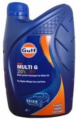 Объем 1л. GULF Multi G 20W-50 - 120127901756 - Автомобильные жидкости. Розница и оптом, масла и антифризы - KarPar Артикул: 120127901756. PATRIOT.
