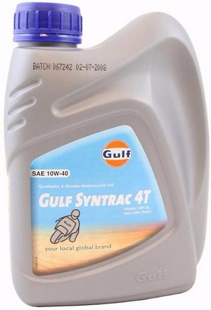 Объем 1л. GULF Syntrac 4T 10W-40 - 129707GU01 - Автомобильные жидкости. Розница и оптом, масла и антифризы - KarPar Артикул: 129707GU01. PATRIOT.