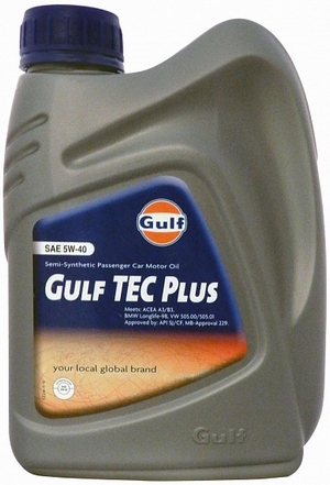 Объем 1л. GULF Tec Plus 5W-40 - 122407GU01 - Автомобильные жидкости. Розница и оптом, масла и антифризы - KarPar Артикул: 122407GU01. PATRIOT.
